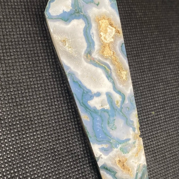 Crystals-Green Moss Agate Wand. NWTS-made by Mother Earth - Picture 6 of 8